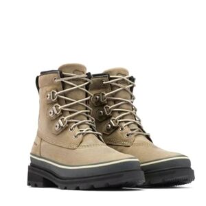 Sorel Lennox street boot wp sage dark moss 7.5 NWT